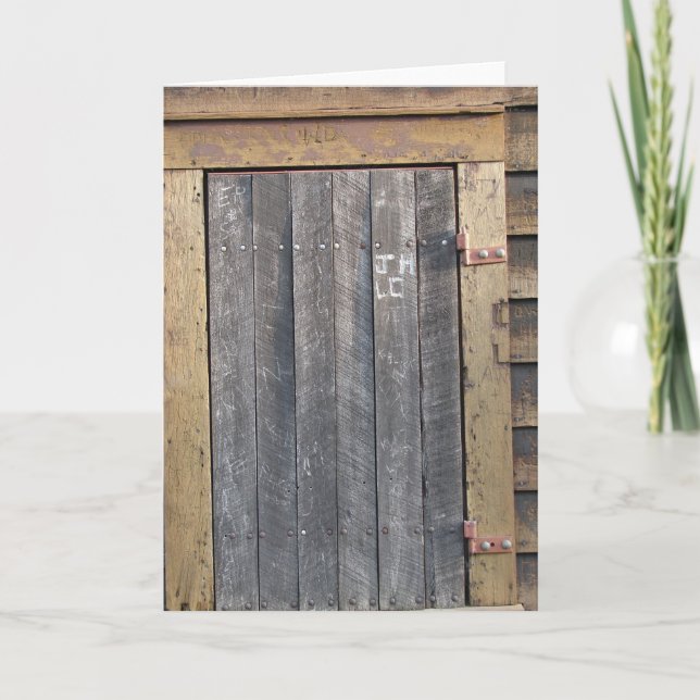 Writing on The Window Card (Front)