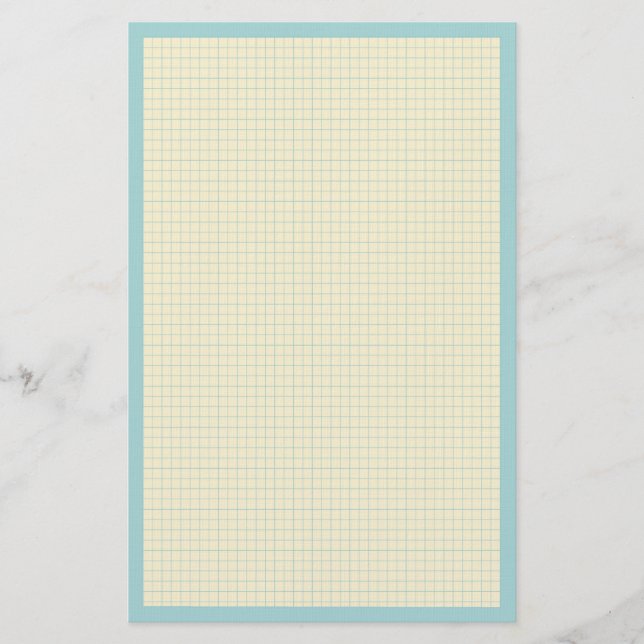 Writing paper Stationery with grid pattern (Front)