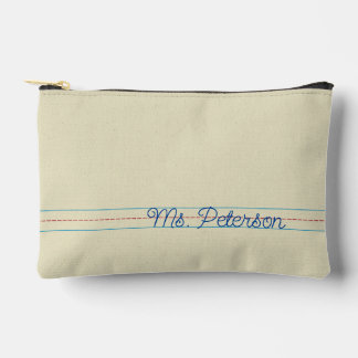 Writing Practice Notebook Paper Teacher Gift Pouch