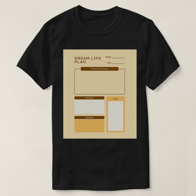 writing reminder T-Shirt (Design Front)