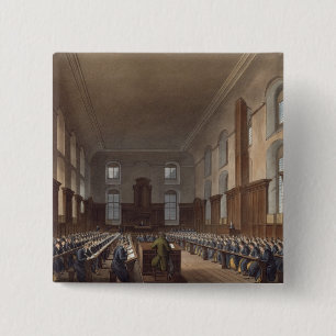 Writing School, Christ Hospital, from Ackermann's 15 Cm Square Badge