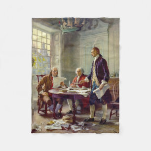 Writing the Declaration of Independence (USA) Fleece Blanket