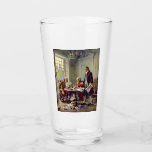 Writing the Declaration of Independence (USA) Glass