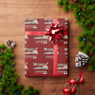 Writing Words Wrapping Paper
