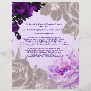 Writings of the Costly Perfume Personalised Paper