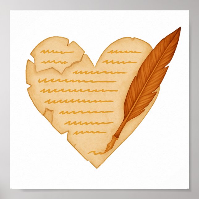 Written all over your heart poster (Front)