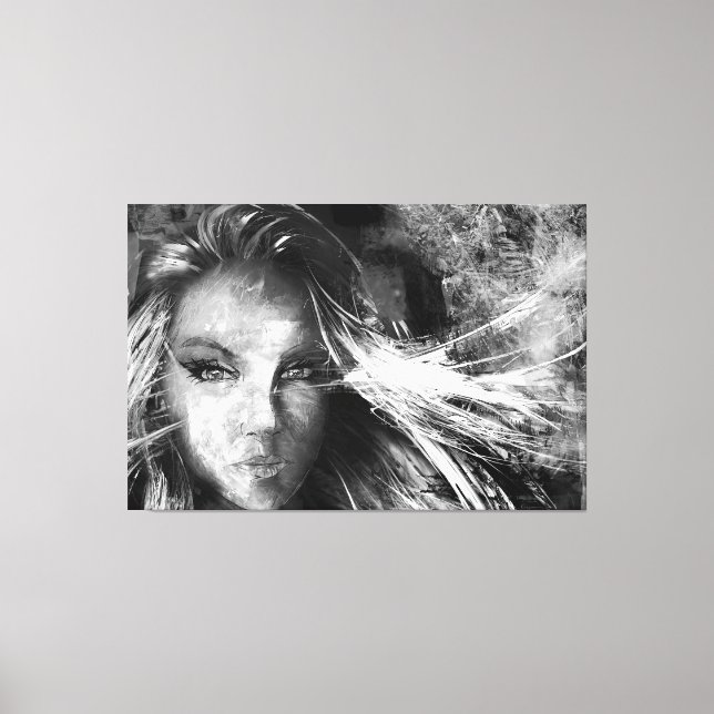 Written by the Wind  Canvas Print (Front)