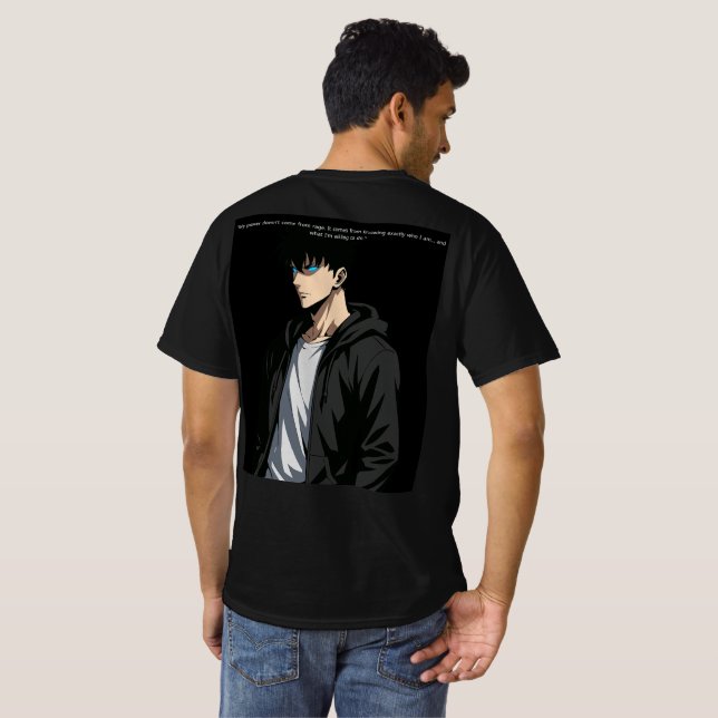 "Written in Scars"Level Beyond Limits"Stand and C" T-Shirt (Back Full)