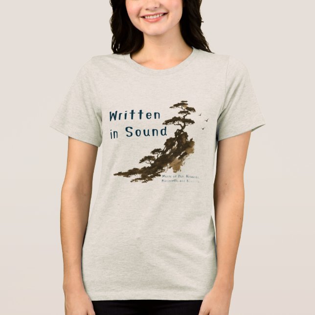 Written in Sound Women's Tee (Front)