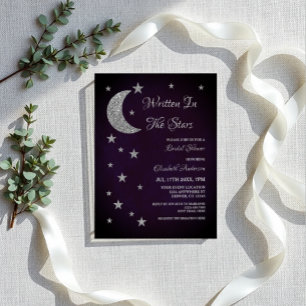 Written In The Stars Bridal Shower Acrylic Invitations