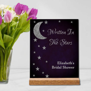 Written In The Stars Bridal Shower Acrylic Sign