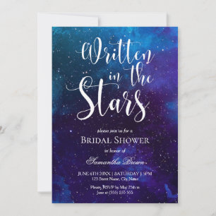 Written in the Stars Bridal Shower Invitation