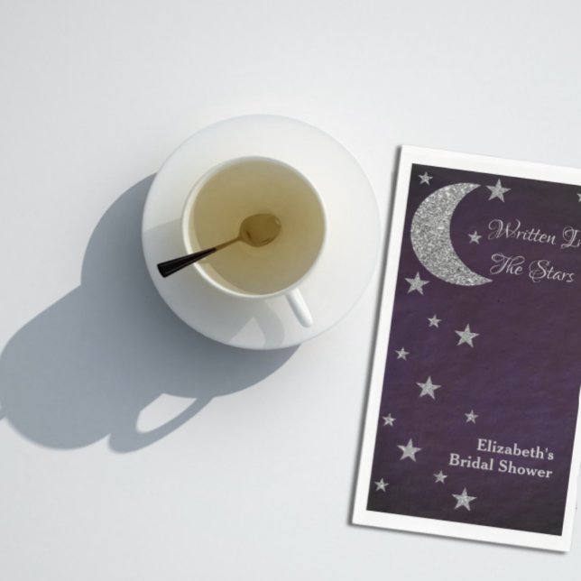 Written In The Stars Bridal Shower Napkin (Creator Uploaded)