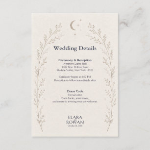 Written in the Stars Celestial Wedding Invitation