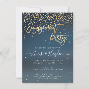 Written in the Stars Engagement Party Announcement