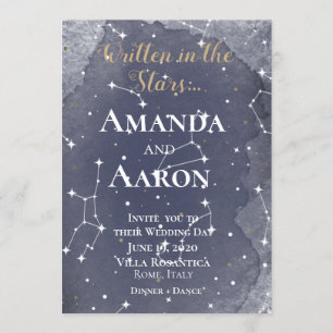 Written in the Stars Invitation