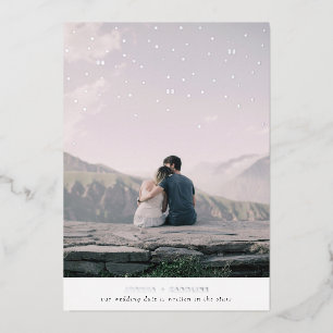 Written In The Stars Save the Date card