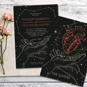 Written in the Stars   Tarot Wedding Invitation