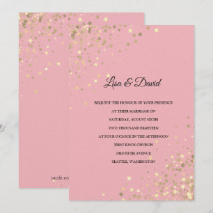 Written In The Stars Wedding Invitation