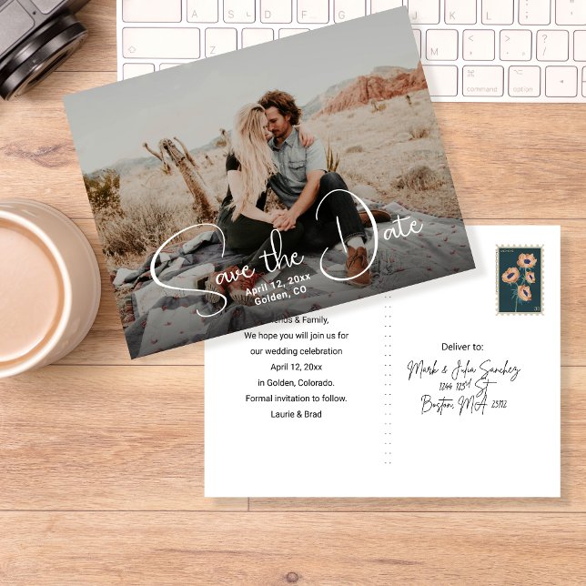 Written Save the Date Announcement Postcard (Creator Uploaded)