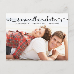 Written With Love Save The Date Postcard
