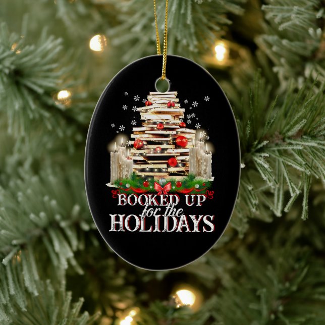 Writter Reader Bookaholic Books Lover Bookworm Ceramic Tree Decoration (Tree)