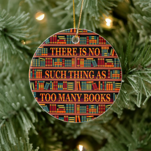 Writter Reader Bookaholic Books Lover Bookworm  Ceramic Tree Decoration (Tree)