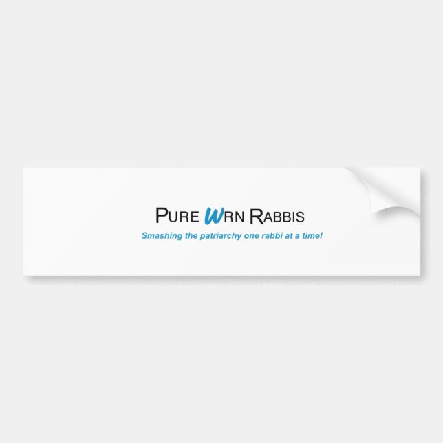 WRN Bumper sticker (Front)