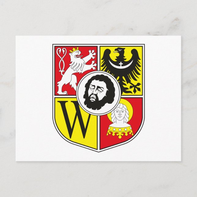 Wroclaw Coat of Arms Postcard (Front)