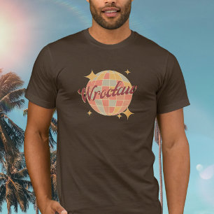 Wrocław Wroclaw Poland Retro Vintage disco ball T-Shirt