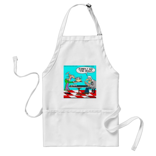 Wrong Coffee Funny Cow Cartoon Gifts & Tees Standard Apron (Front)