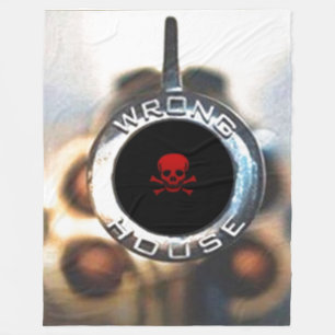 WRONG HOUSE FLEECE BLANKET