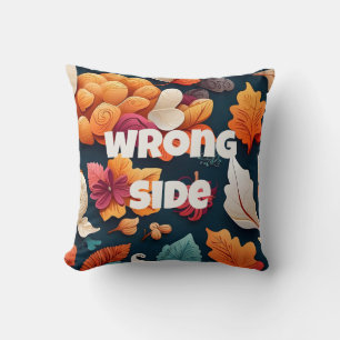 Wrong Side Decorative Fall Cushion