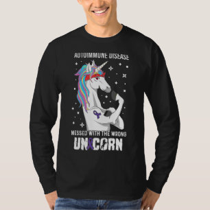 Wrong Unicorn Autoimmune Disease Awareness Support T-Shirt