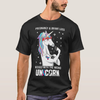 Wrong Unicorn Pregnancy Infant Loss Awareness Ribb T-Shirt