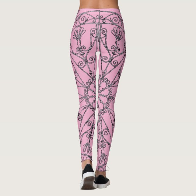 Wrought Iron -Art Leggings (Back)