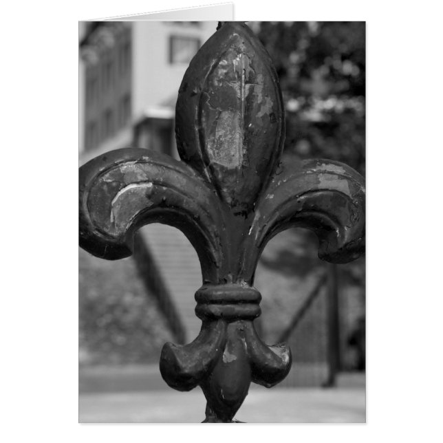 Wrought Iron Fleur de lis (Front)