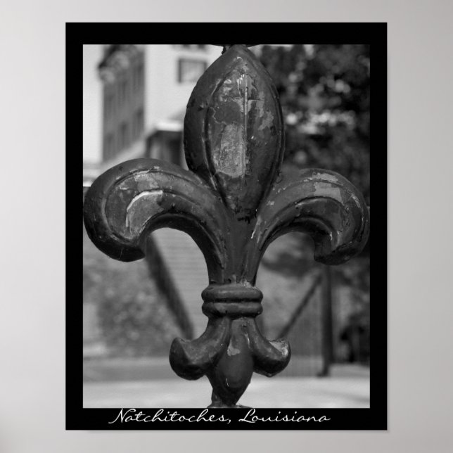Wrought Iron Fleur de lis Natchitoches Poster (Front)