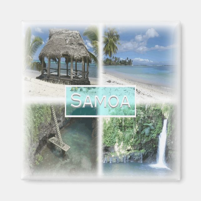 WS0013 Oceania, Samoa, Fridge  Magnet (Front)