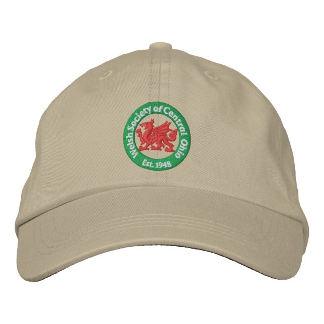 WSCO Logo Ball Cap - Khaki (Front)