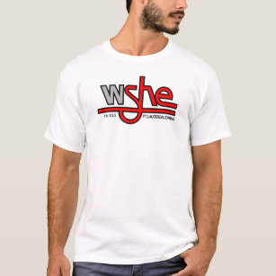 WSHE 103.5 FM VINTAGE STYLE Light Colours  T-Shirt