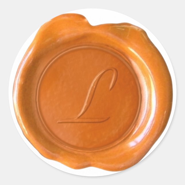 WSM Custom - Courtney - L - Orange Classic Round Sticker (Front)