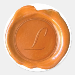 WSM Custom - Courtney - L - Orange Classic Round Sticker