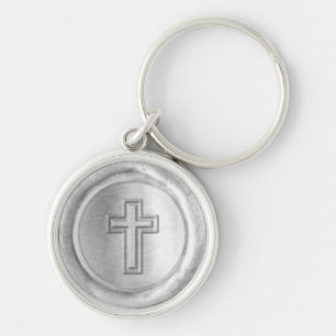 WSM - Silver Cross II - Key Ring