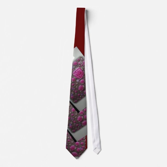 wssbx 'Digital Rose' Neck Tie (Front)