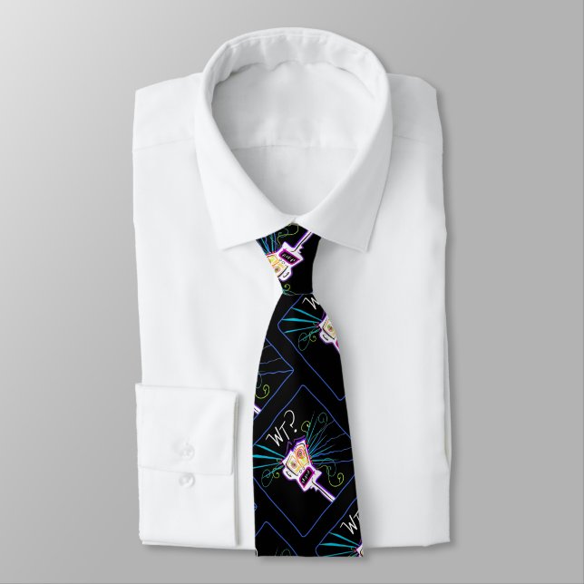 WT? WHAT THE ?? EMOJI Meemogie Tie (Tied)