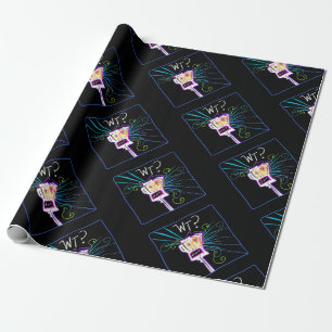 WT? - WHAT THE ?? EMOJI Meemogie Wrapping Paper