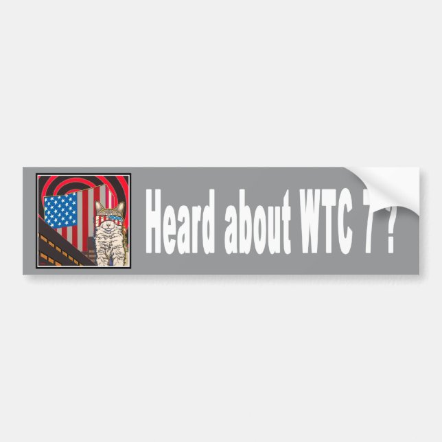 "WTC 7" Bumper Sticker (Front)