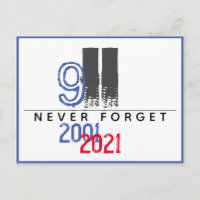 WTC 911 Patriotic Never Forget 20th Anniversary