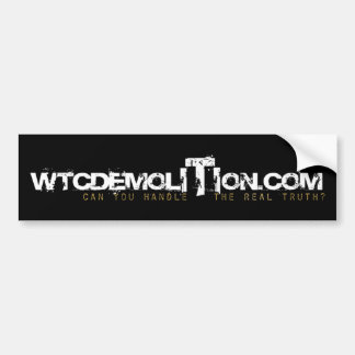 WTCDEMOLITION.COM BUMPER STICKER